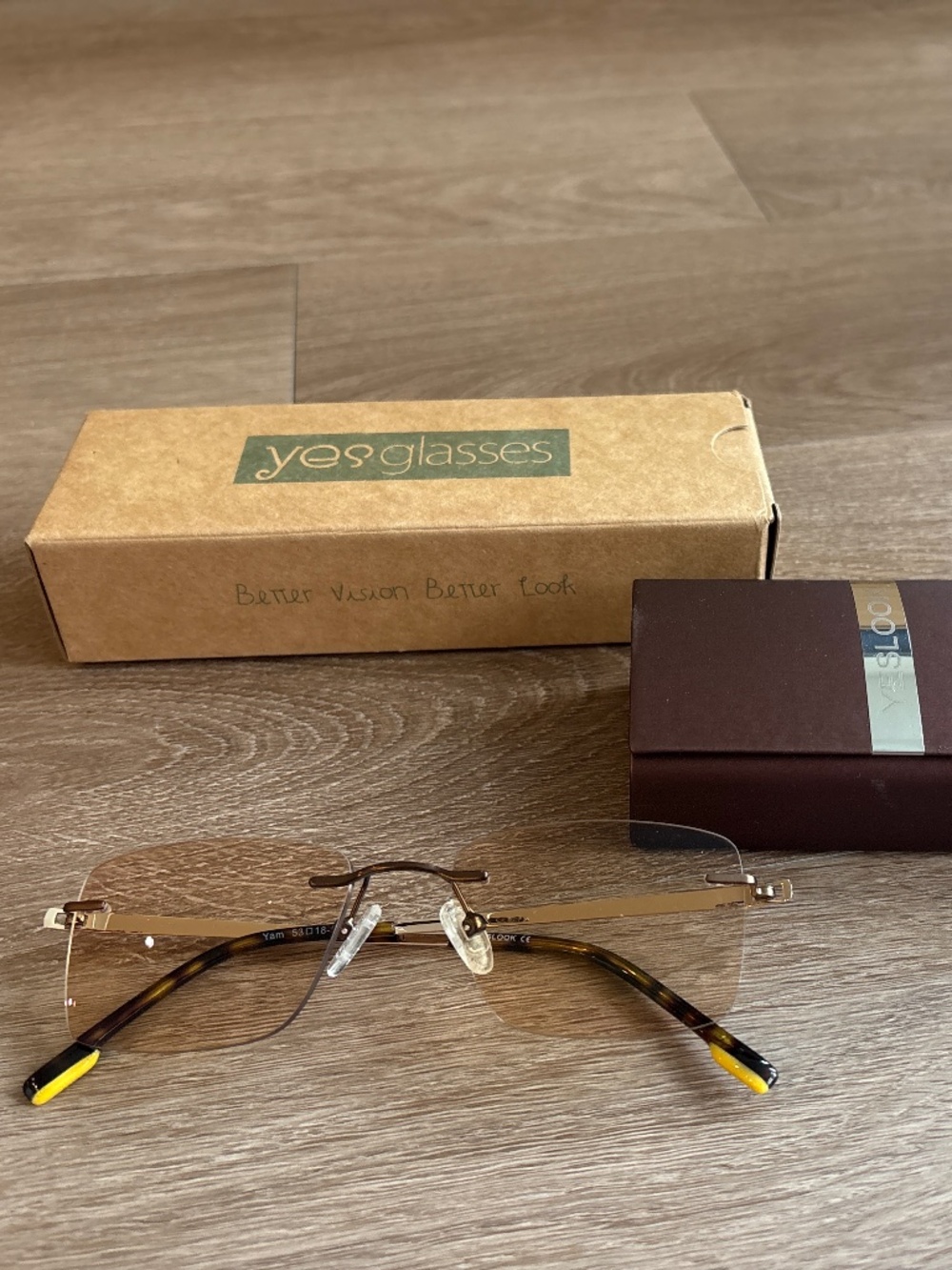 Sunglasses lightly tinted